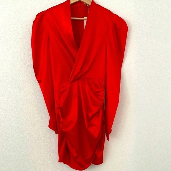 NWT | Glamaker | Red Mini Dress | Sz S - Picture 1 of 8